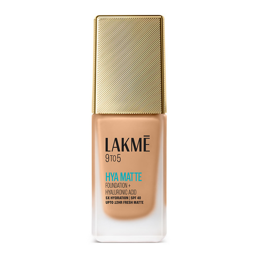 Lakme 9to5 Hya Matte Foundation + Hyaluronic Acid - Warm Wood
