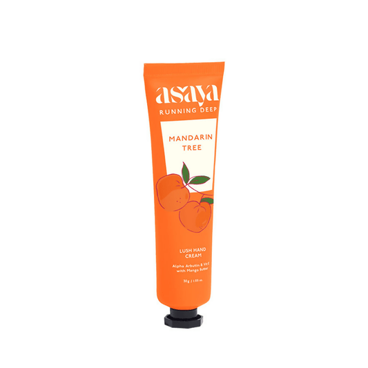 Asaya Mandarin Hand Cream Softens Dry, Rough Hands For Men & Women