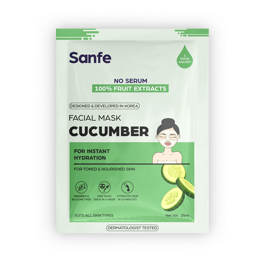 Sanfe Instant Hydration Cucumber Facial Mask