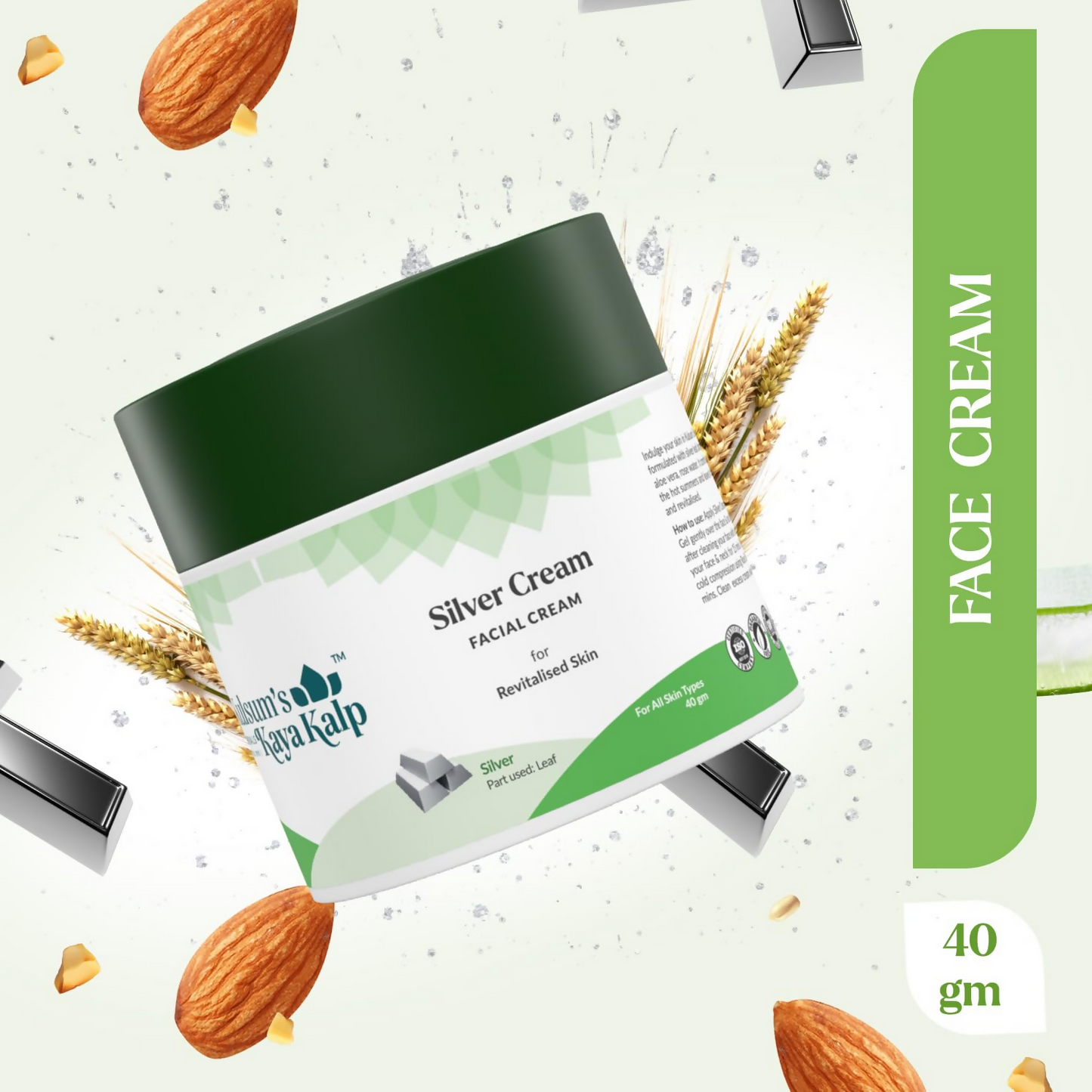 Kulsum's Kaya Kalp Silver Cream For Revitalised Skin