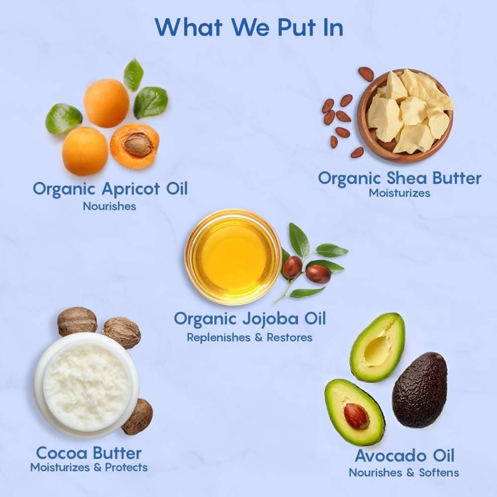The Moms Co Natural Baby Lotion, Nourishing Shea Butter & Avocado Oil to Deeply Moisturize the Skin