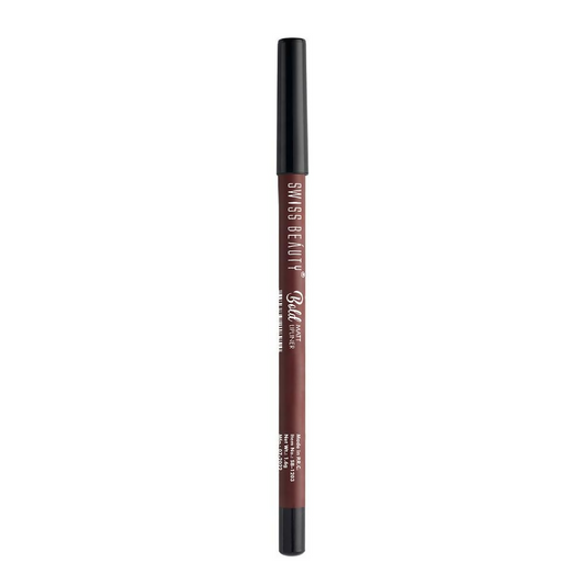 Swiss Beauty Bold Matt Lip Liner Pencil- 12 Dark Chocolate