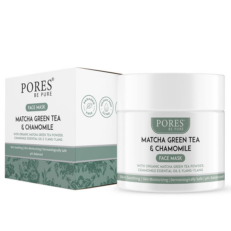 Pores Be Pure Matcha Green Tea Clay Face Mask With Green Tea
