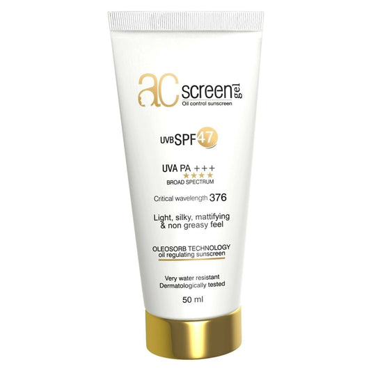 Buy Acscreen Sunscreen For Oily And Acne Skin - (UVB SPF 47) UVA PA +++ from DrMediCart, Ship from India to USA