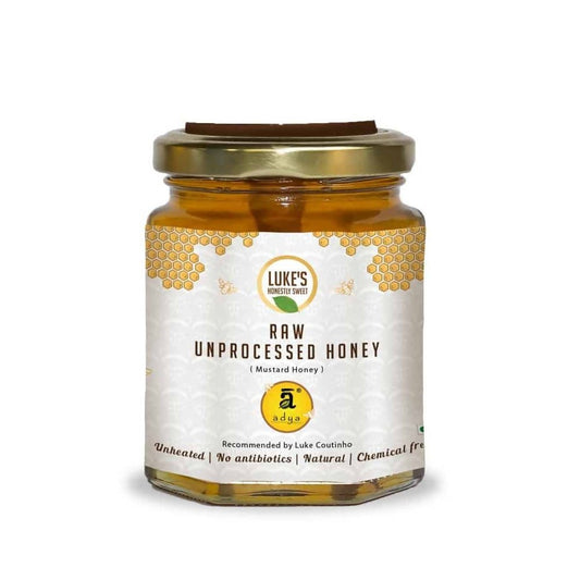 Buy Adya Organics Raw Unprocessed Mustard Honey from DrMediCart