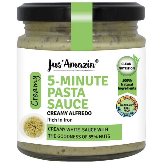 Buy Jus Amazin 5-Minute Pasta Sauce - Creamy Alfredo from DrMediCart