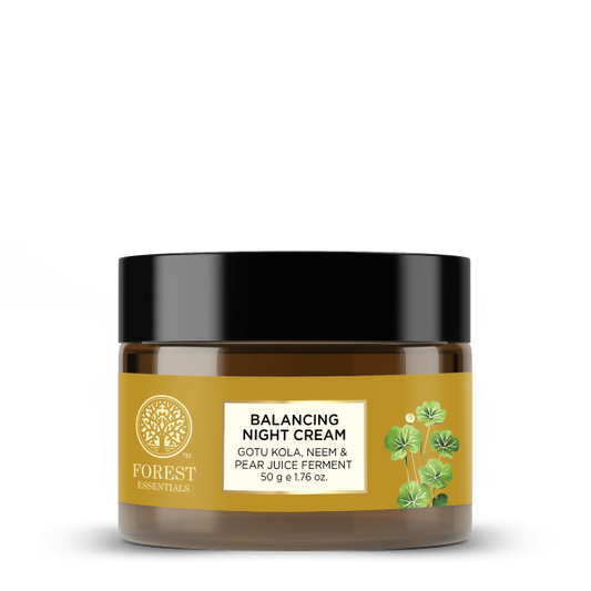 Forest Essentials Balancing Night Cream with Gotu Kola, Neem & Pear Juice Ferment