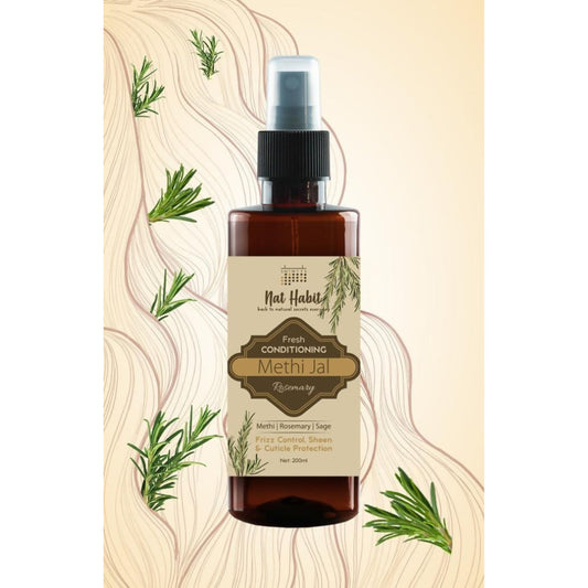 Nat Habit Green Tea Conditioning Methi Jal Hair Serum Spray