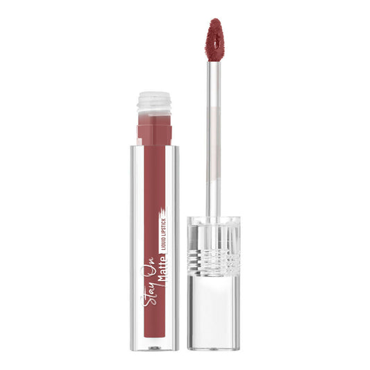 Swiss Beauty Stay On Matte Liquid Lipstick - 10 Earthy Brown