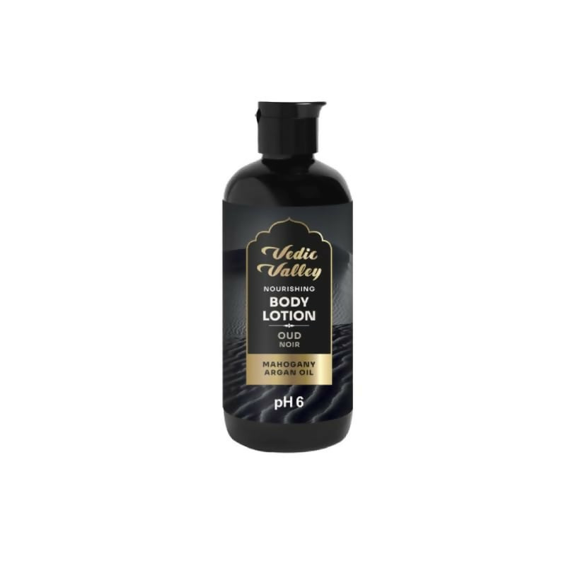 Vedic Valley Oud Noir Body Lotion with Shea, Avocado Butter