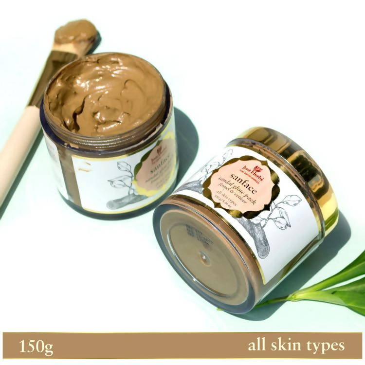 Just Herbs Sanface Sandal Glow Pack