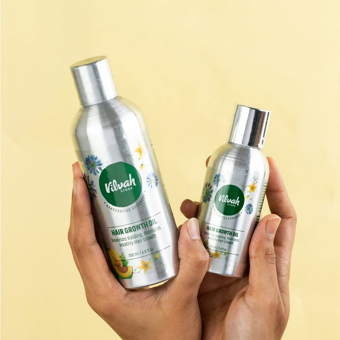 Vilvah Store Hair Growth Oil With Black Seed Oil Extracts