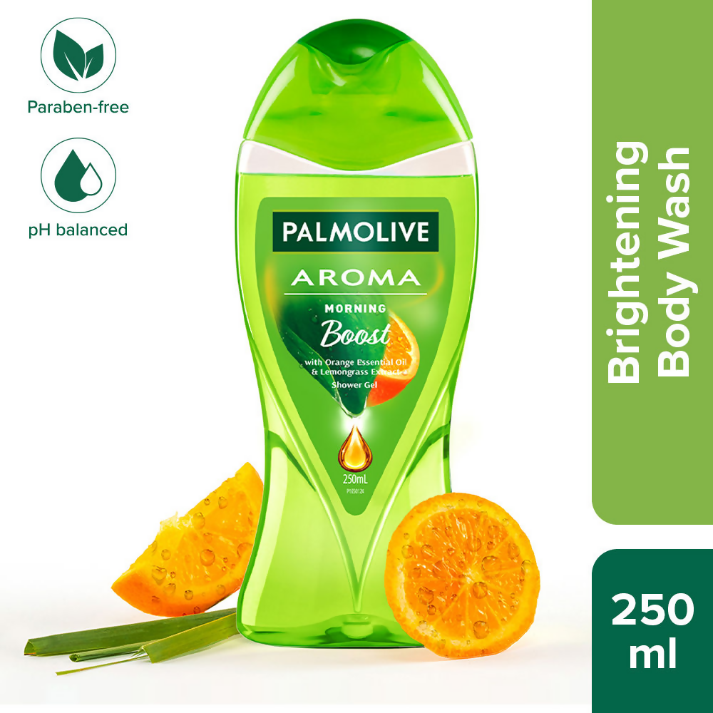 Palmolive Orange Essential Oil & Lemongrass Aroma Morning Boost Body Wash