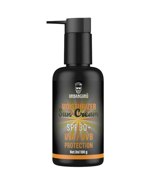 Urbanguru Men's Daily Glow Sunscreen & Moisaturizer SPF30+ UVA/UVB Sun Protection