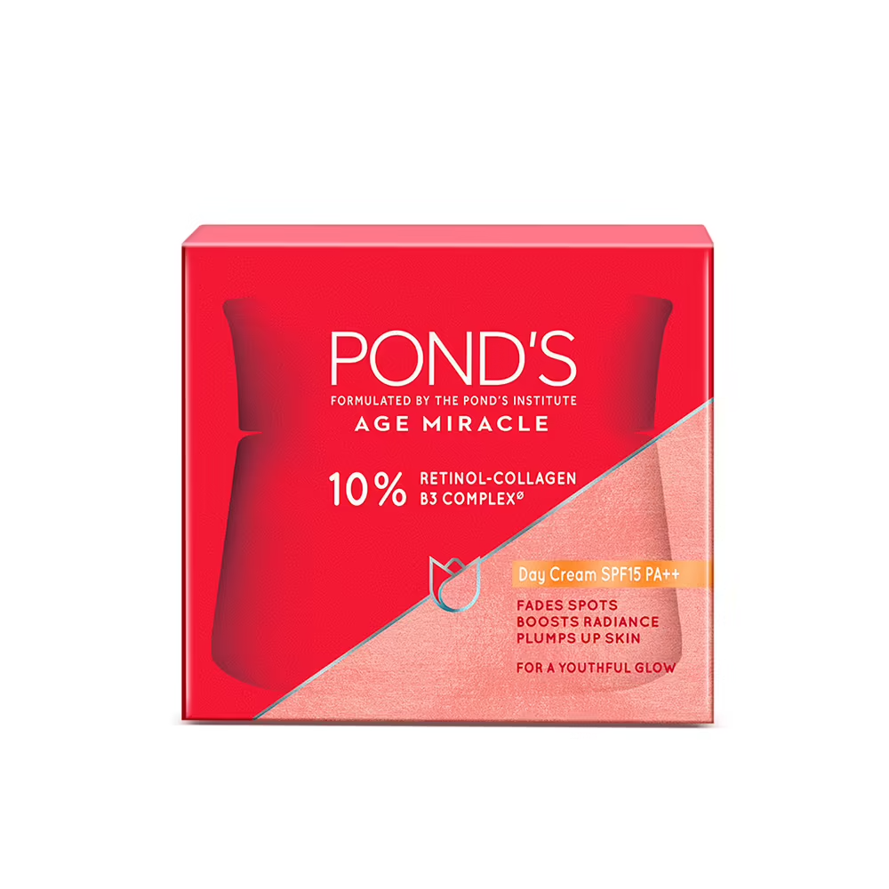 Ponds Youthful Miracle Hexyl Retinol Complex, Renew & Repair Day Cream 50g SPF 15 PA++
