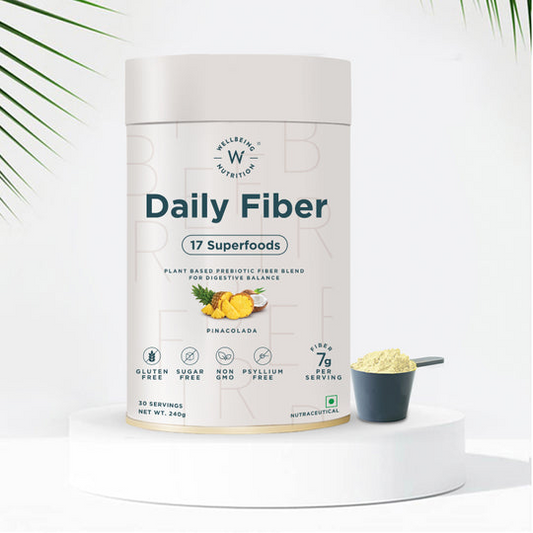 Wellbeing Nutrition Daily Fiber Powder-Pina Colada Flavor