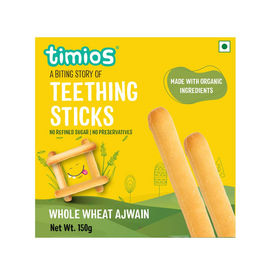 Timios Whole Wheat Ajwain Teething sticks