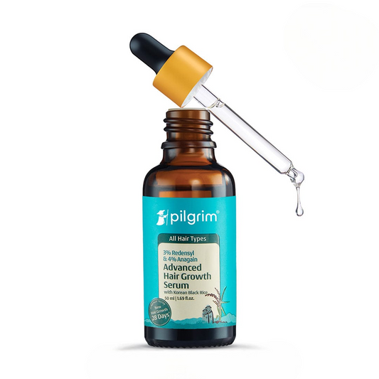 Pilgrim Redensyl 3% + Anagain 4% Advanced Hair Growth Serum with Green Tea
