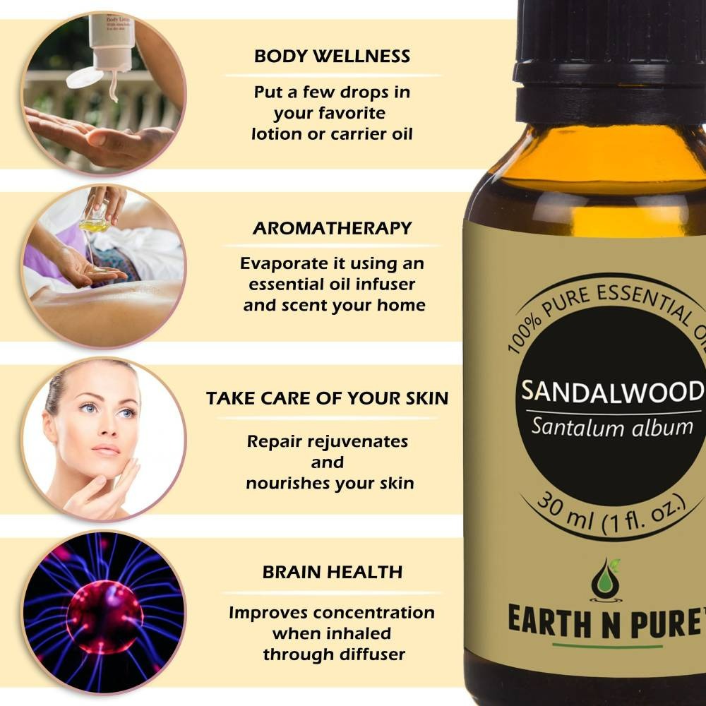 Earth N Pure Sandalwood Oil - Drmedicart