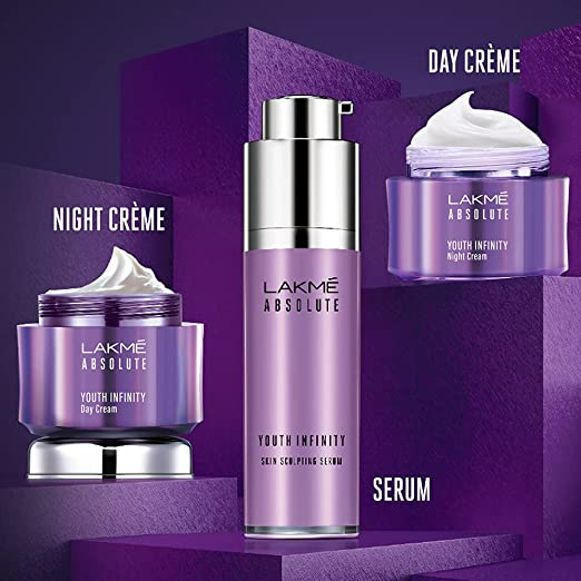 Buy Lakme Youth Infinity Skin Firming Night Creme, 50 g Bottle from DrMediCart, Ship from India to USA