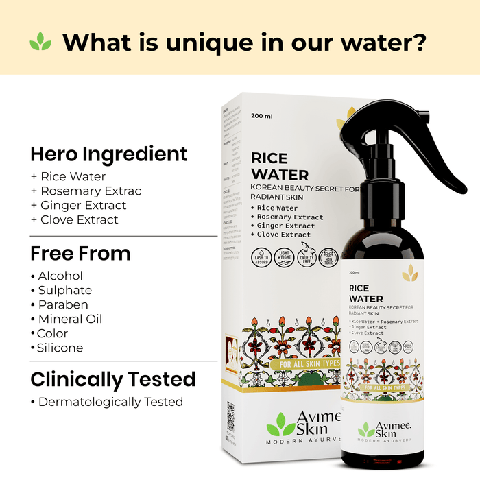 Avimee Herbal Rice Water for Hair and Skin