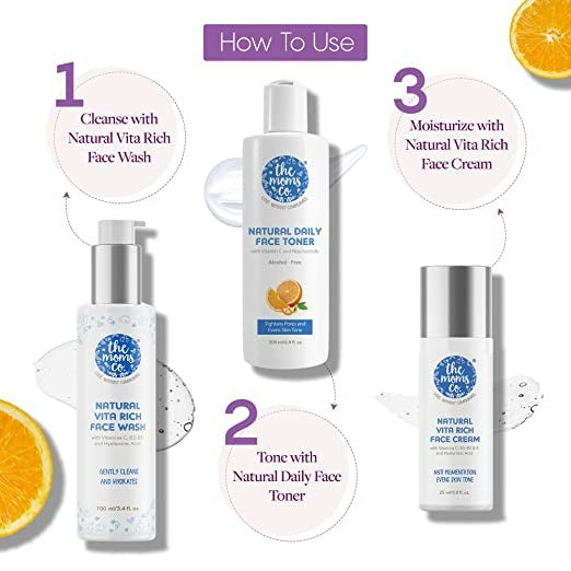 The Moms Co Natural Daily Face Toner (200 Ml) - Drmedicart