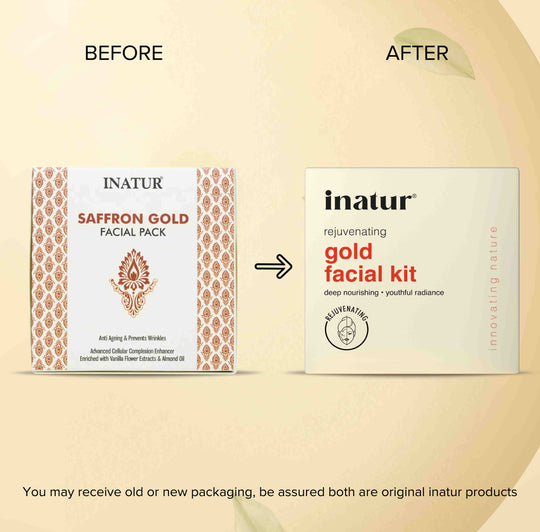 Inatur Saffron Gold Facial Kit