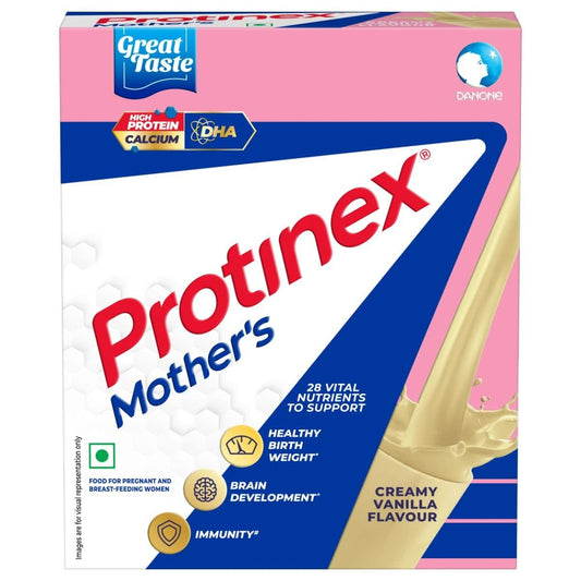 Protinex Mother's Nutritional Mix - Creamy Vanilla Flavour | With 28 Vital Nutrients to Support Healthy Birth Weight, Brain Development & Immunity
