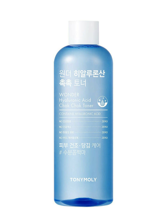 Tonymoly Wonder Hyaluronic Acid Chok Chok Toner - Korean Skincare