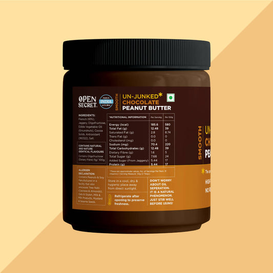 Open Secret Un-Junked Chocolate Peanut Butter