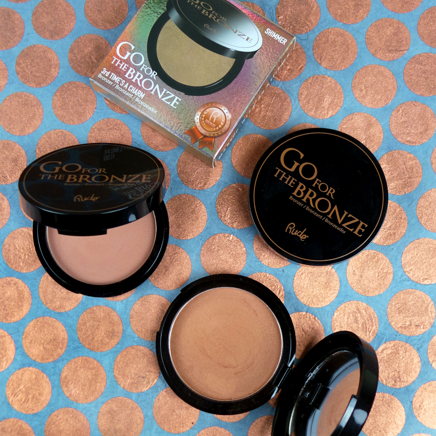 Rude Cosmetics Go For The Bronze Bronzer - 3rd Time's Charm
