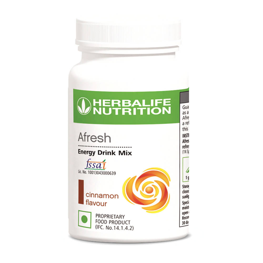 Herbalife Nutrition Afresh Energy Drink Mix | Rich source of Guarana Seed Extract, Orange Pekoe Extract and Antioxidants