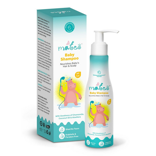 Mateo Baby Shampoo Nourishes Baby’S Hair And Scalp