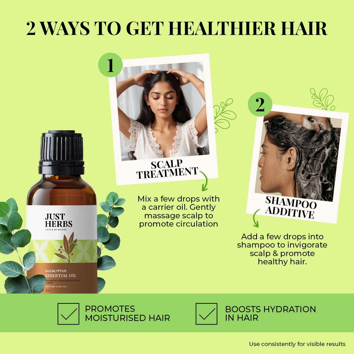 Just Herbs Eucalyptus Essential Oil