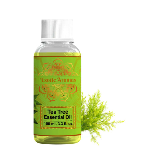 Exotic Aromas Tea Tree Essential Oil for Skin, Hair, Face, Acne Care