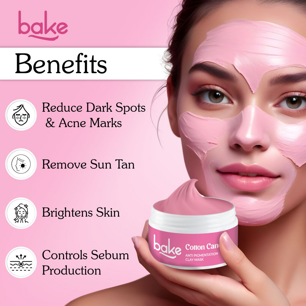 Bake Cotton Candy Anti Pigmentation Clay Mask With Alpha Arbutin