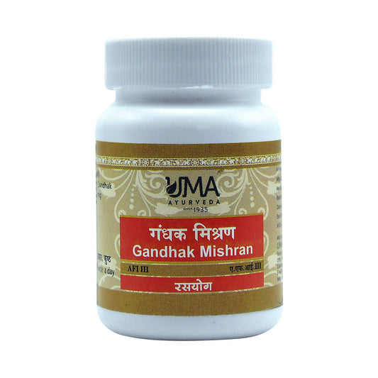 Uma Ayurveda Gandhak Mishran Tablets