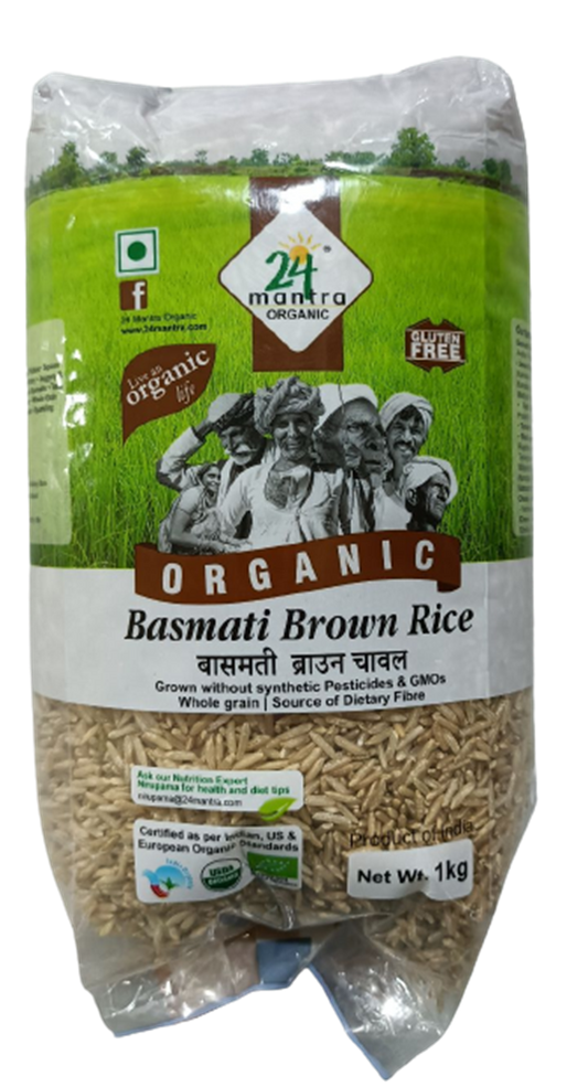 Buy 24 Mantra Organic Basmati Brown rice from DrMediCart