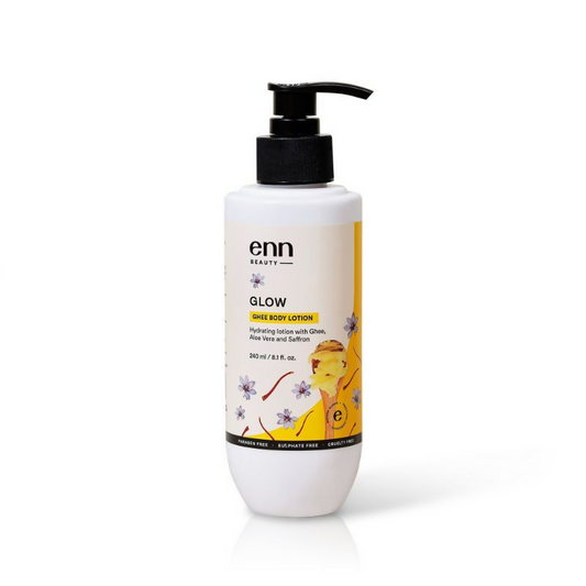 Enn Hydrating Body Lotion Cream With Ghee, Aloe Vera & Saffron