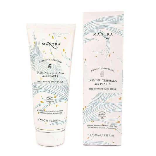Mantra Herbal Jasmine, Triphala and Pearls Deep Cleansing Body Scrub