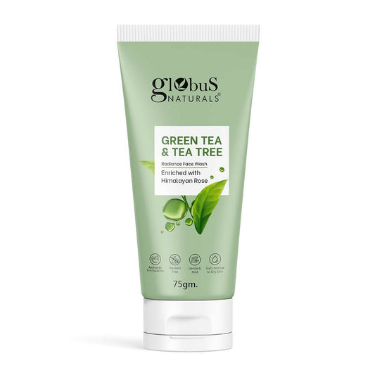 Globus Naturals Green Tea & Tea Tree Radiance Face Wash - DrMediCart