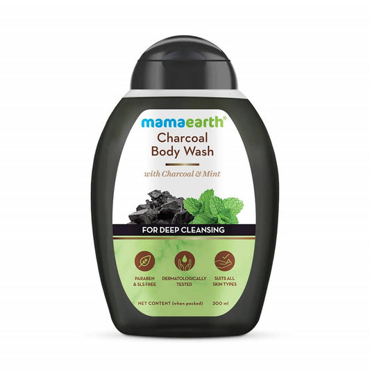 Buy Mamaearth Charcoal Body Wash With Charcoal & Mint For Deep Cleansing from DrMediCart, Ship from India to USA