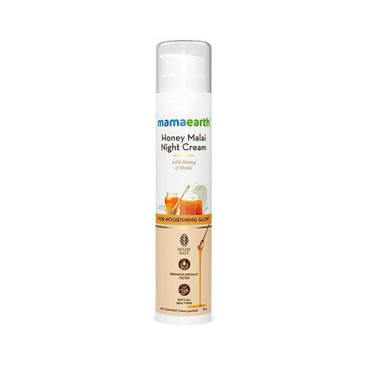 Buy Mamaearth Honey Malai Night Cream for Nourishing Glow from DrMediCart, Ship from India to USA