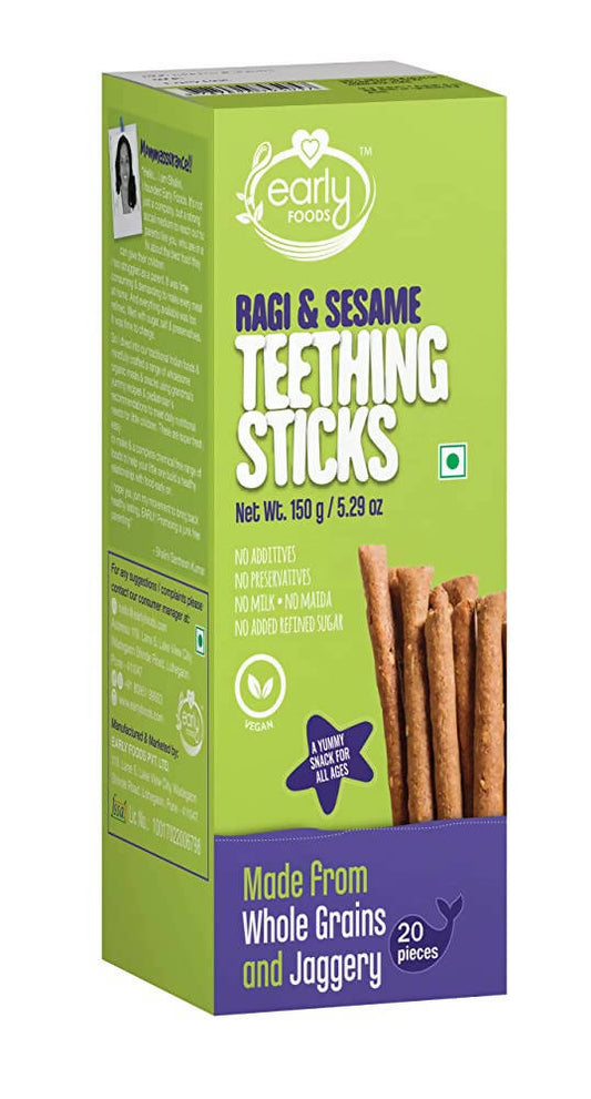 Early Foods Ragi & Sesame Teething Sticks
