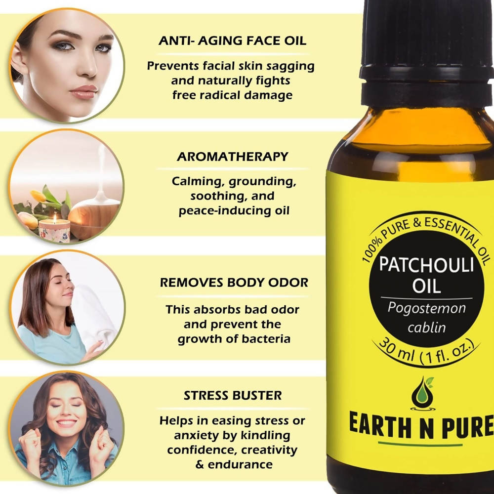 Earth N Pure Patchouli Essential Oil - Drmedicart