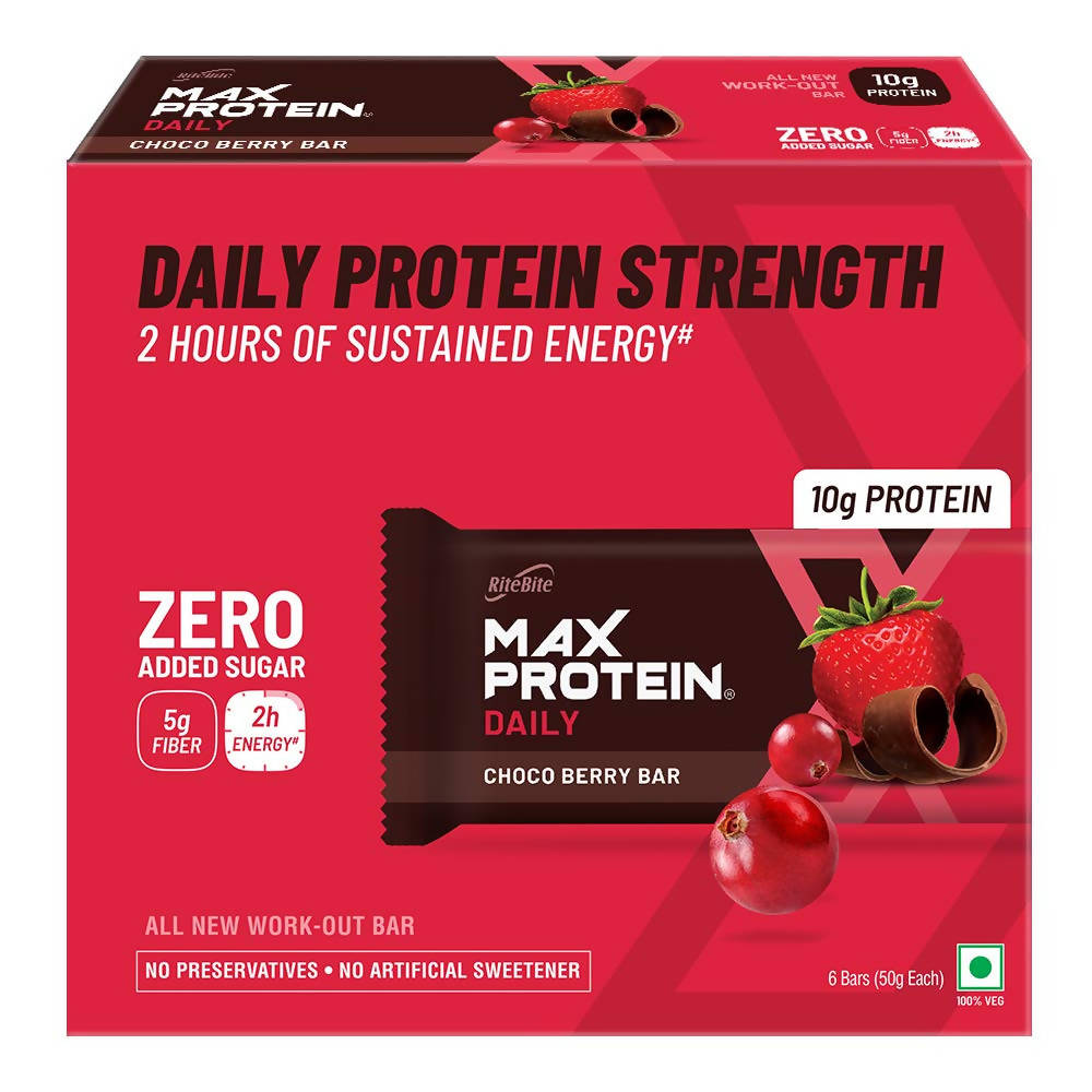 RiteBite Max Protein Daily Choco Berry Bar