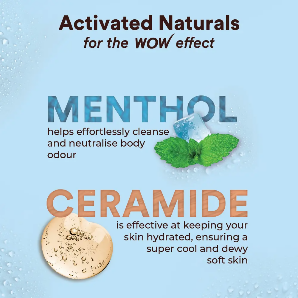 Wow Skin Science Wild Aqua & Ceramide Moisturizing Soap – Cooling, Hydrating & Skin Nourishing for All Skin Types