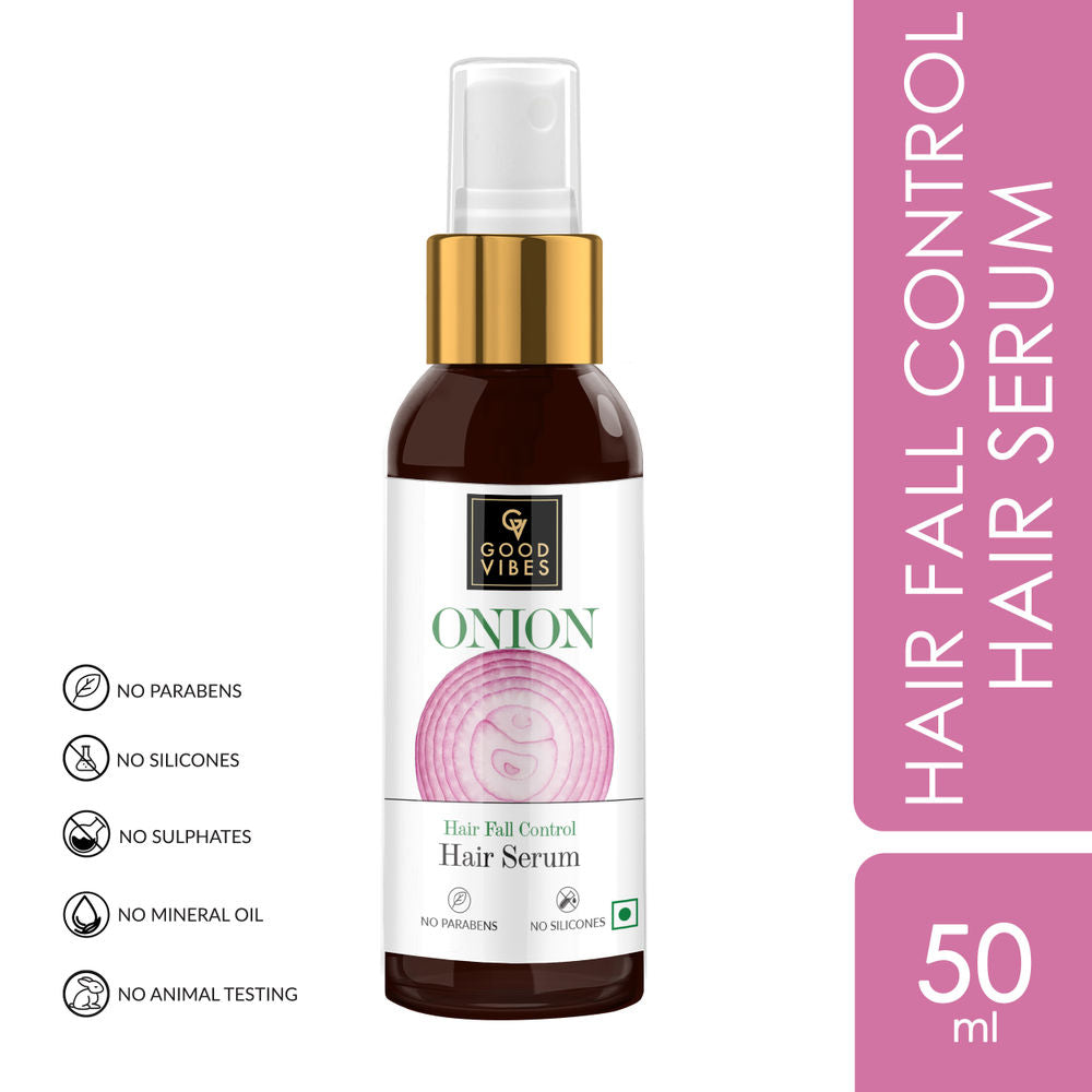 Good Vibes Onion Hair Fall Control Hair Serum