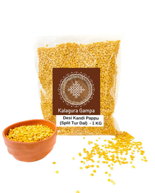 Buy Kalagura Gampa Desi Kandi Pappu (Split Tur Dal) from DrMediCart, Ship from India to USA