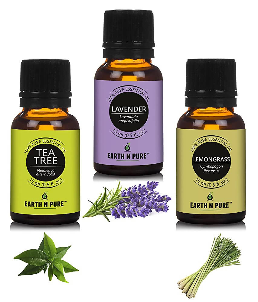 Earth N Pure Essential Oils (Tea Tree, Lavender & Lemongrass)
